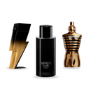 Coffret Ombre Intense – Bad Boy Extreme de Carolina Herrera, Armani Code Parfum de Giorgio Armani et Le Mâle Elixir de Jean Paul Gaultier [100 ml]