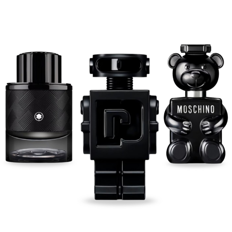 Coffret Voyageur Urbain – Phantom Parfum de Paco Rabanne, Toy Boy de Moschino et Explorer Extreme de Montblanc [100 ml]